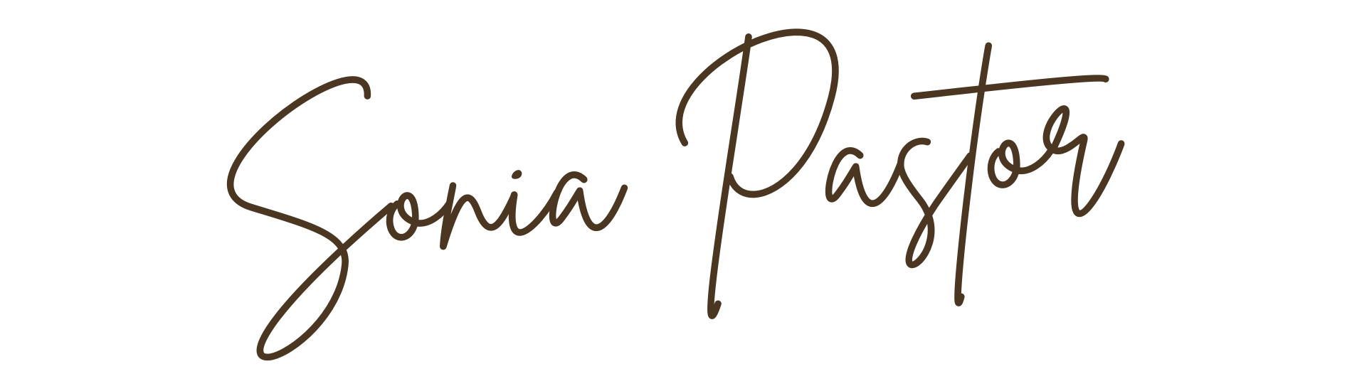 Firma de Sonia Pastor